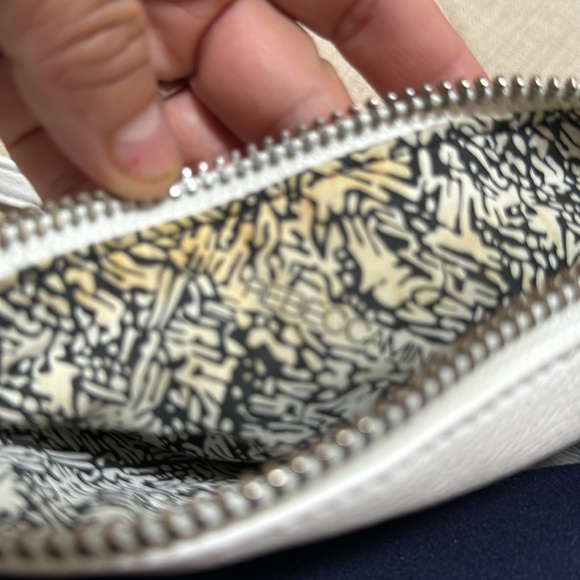 Rebecca Minkoff Triple Zip Mini Crossbody Bag white Leather Silver-Tone Hardware - Picture 6 of 7